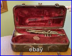 Antique 1935 H. N. WHITE CO. King Silvertone Trumpet #174065 Sterling Silver Bell