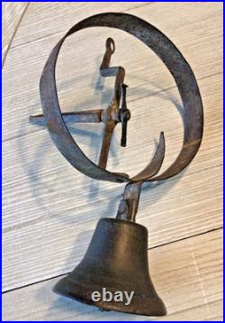 Antique 19th Century Servants / Store / Shop Front Door Brass Bell
