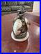 Antique 19th French Rare Bronze & Mother-Of-Pearl Shells Dove Bell