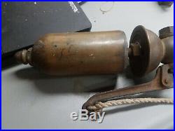 Antique 3 inches LUNKENHEIMER BRASS STEAMPUNK, LOCOMOTIVE, BOAT WHISTLE/BELL