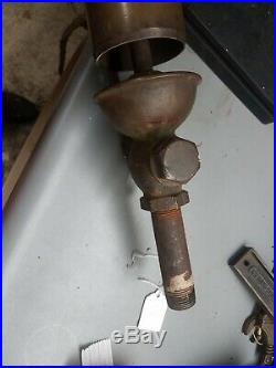 Antique 3 inches LUNKENHEIMER BRASS STEAMPUNK, LOCOMOTIVE, BOAT WHISTLE/BELL