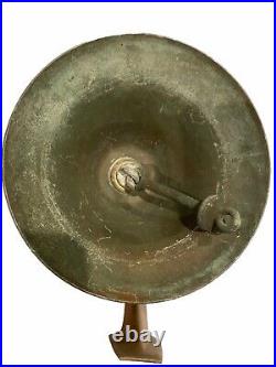 Antique 6 Perko Brass/Bronze Maratime Fog Bell Ship Nice Patina Vintage