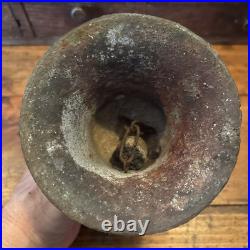 Antique 7 Bronze Spanish Colonial Mission Bell Church Bell 1818 Mexico