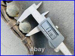 Antique 81 Long Leather Graduating Brass Sleigh Bells Strap 30 Jingle Bells