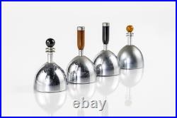 Antique Art Deco Dinner Table Bells by Ruth Gerth for Chase, Set of 4