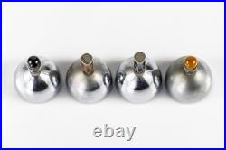 Antique Art Deco Dinner Table Bells by Ruth Gerth for Chase, Set of 4