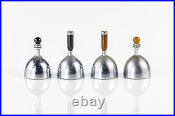 Antique Art Deco Dinner Table Bells by Ruth Gerth for Chase, Set of 4