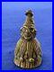 Antique Asian Solid Brass Art Bell Monkkey Face Figurine Home Decor Sound Metal