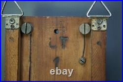 Antique BB Wooden Brass Electric Door Bell Railway Butler Working 12V AC/DC