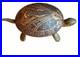 Antique BOJ Eibar Spain Damascene Mechanical Turtle Desk Bell Pat 19536 30366