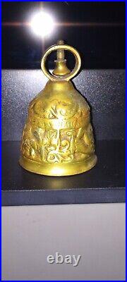 Antique BRASS Mathevs Lucus Mathew John SANCTUARY BELL Great Patina