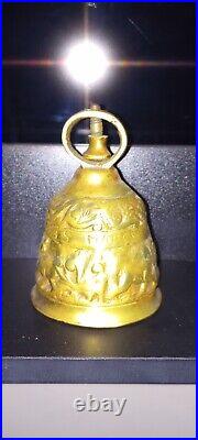 Antique BRASS Mathevs Lucus Mathew John SANCTUARY BELL Great Patina