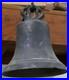 Antique BRONZE MISSION BELL, Large Spanish Colonial Brass Church No CLAPPER