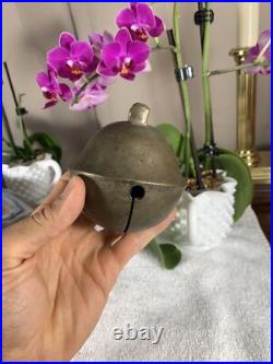 Antique Bell Chime Dinner School Temple RARE Vintage Beauty HEAVY