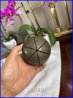 Antique Bell Chime Dinner School Temple RARE Vintage Beauty HEAVY