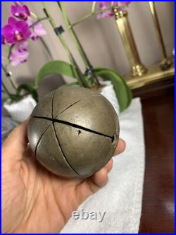 Antique Bell Chime Dinner School Temple RARE Vintage Beauty HEAVY