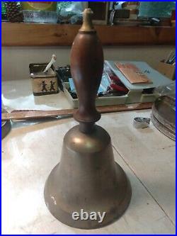 Antique Bell School Town Square Church Marked Swiss Bell With A 77