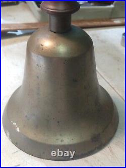 Antique Bell School Town Square Church Marked Swiss Bell With A 77