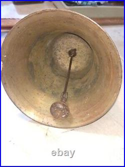Antique Bell School Town Square Church Marked Swiss Bell With A 77