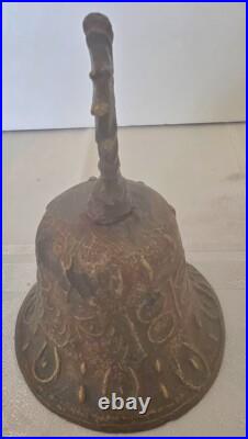Antique Bell good condition, still has original bronze bell inside, rings lovely