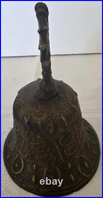 Antique Bell good condition, still has original bronze bell inside, rings lovely