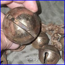 Antique Bells 1 Threw 11 Numberd Verry Old Cortel Brass