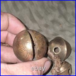 Antique Bells 1 Threw 11 Numberd Verry Old Cortel Brass