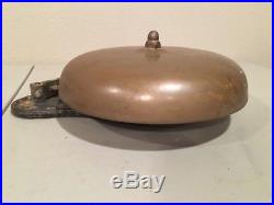 Antique Bevin Brass Boxing Ring Bell 10 Functions Well