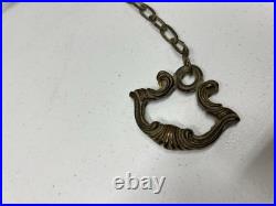 Antique Brass Bell Evangelist Bell Marcus Lucas Johannes Matheus Complete Chain