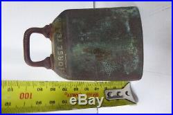 Antique Brass Bell Success To Horse Teams J&b 3 Inch Cow Bell