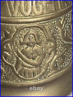 Antique Brass Bell Vocem Meam Audi Qui Me Tangit Dragon Motifs 19th Century
