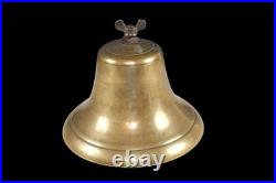 Antique Brass Bell With Nice Sound 8 Base Fire Truck Engine Ships Bell