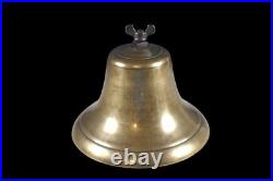 Antique Brass Bell With Nice Sound 8 Base Fire Truck Engine Ships Bell