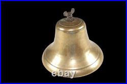 Antique Brass Bell With Nice Sound 8 Base Fire Truck Engine Ships Bell
