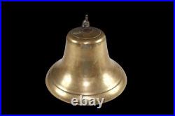 Antique Brass Bell With Nice Sound 8 Base Fire Truck Engine Ships Bell