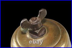 Antique Brass Bell With Nice Sound 8 Base Fire Truck Engine Ships Bell