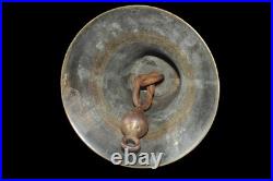 Antique Brass Bell With Nice Sound 8 Base Fire Truck Engine Ships Bell