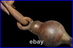 Antique Brass Bell With Nice Sound 8 Base Fire Truck Engine Ships Bell