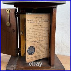 Antique Brass Boxing Fire House Alarm Timer Servant Manual Mechanical Bell