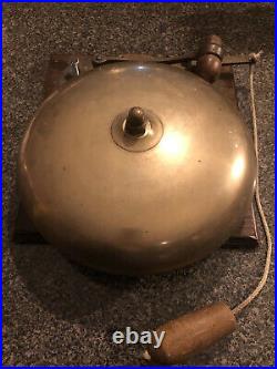 Antique Brass Boxing/Prize Fighting Gong Bell