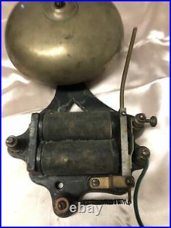 Antique Brass Boxing/Prize Fighting Gong Bell Needs To Be Rewired