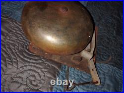 Antique Brass Boxing Wall Mount Dinger Sports Bell Unmarked
