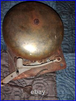 Antique Brass Boxing Wall Mount Dinger Sports Bell Unmarked
