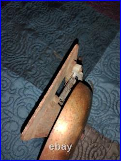 Antique Brass Boxing Wall Mount Dinger Sports Bell Unmarked