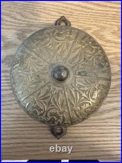 Antique Brass/Bronze 1879 Doorbell Eastlake Style With Mechanical Mechanism