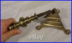 Antique Brass Bronze Bell Metal 17th Century European Candlestick French Dutch