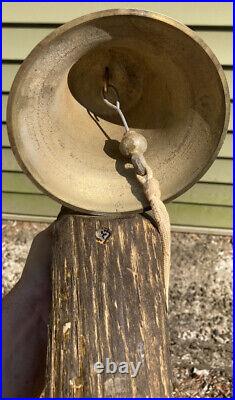 Antique Brass Bronze Bell Nautical Marine Boat Vintage