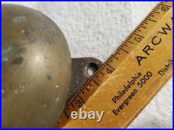Antique Brass/Bronze Boxing Fire Alarm Bell Spring Loaded Mechanical Arm