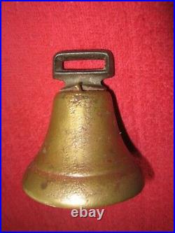Antique Brass & Cast Iron Cow Bell