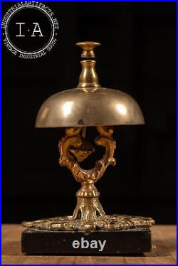 Antique Brass Concierge Bell